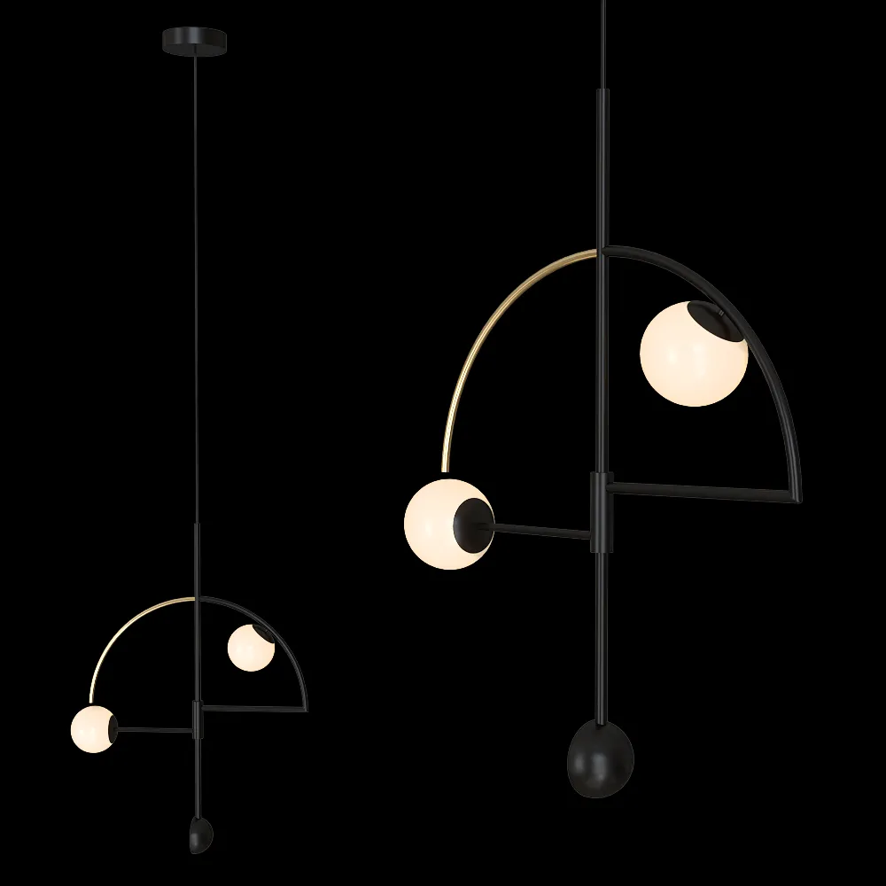 Mambo Unlimited Ideas – Pendant lamp Helio II 3ds Max