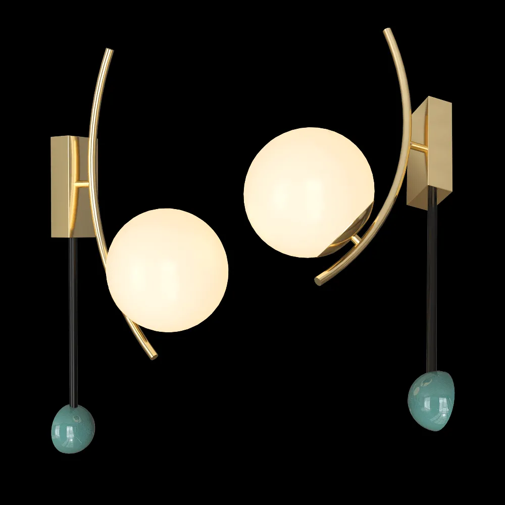 Mambo Unlimited Ideas – Wall lamp Helio 3ds Max