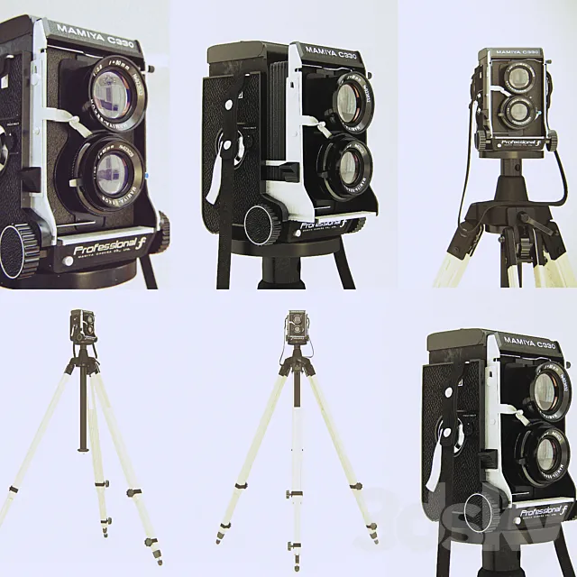 mamiya c330 3DS Max Model