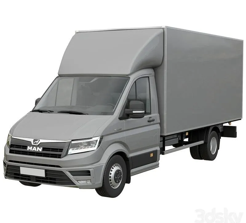 MAN TGE 6.180 MAXI isothermal van 3dsMax Model