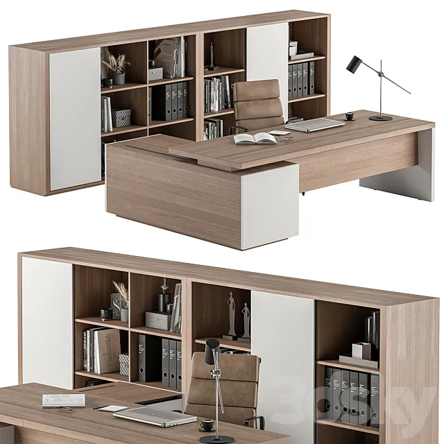 Manager Desk – Office Furniture 387 3ds Max