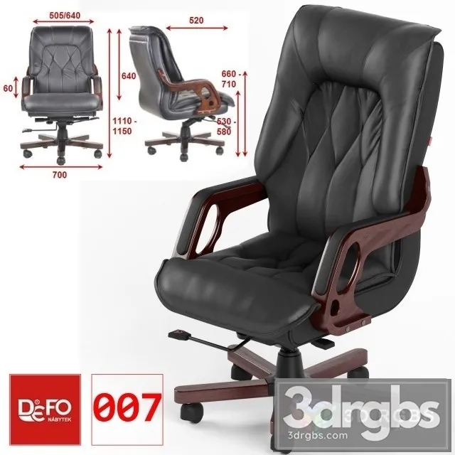 Manager Leather Chair 3dsmax Download