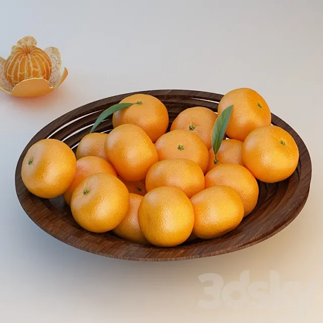 Mandarins 3DS Max Model