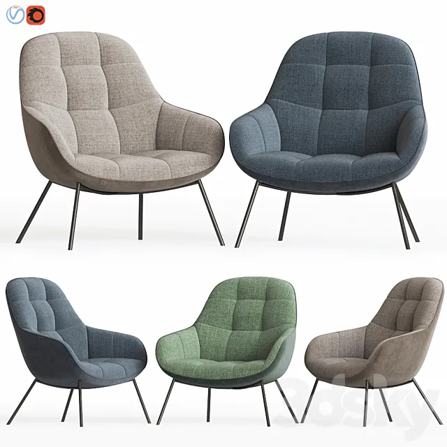 Mango Lounge Chair Oopenspace 3ds Max