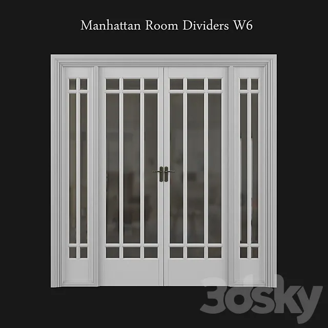 Manhattan Room Dividers W6 3ds Max