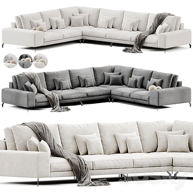 Manhattan Sofa By Bizzarto 3ds Max