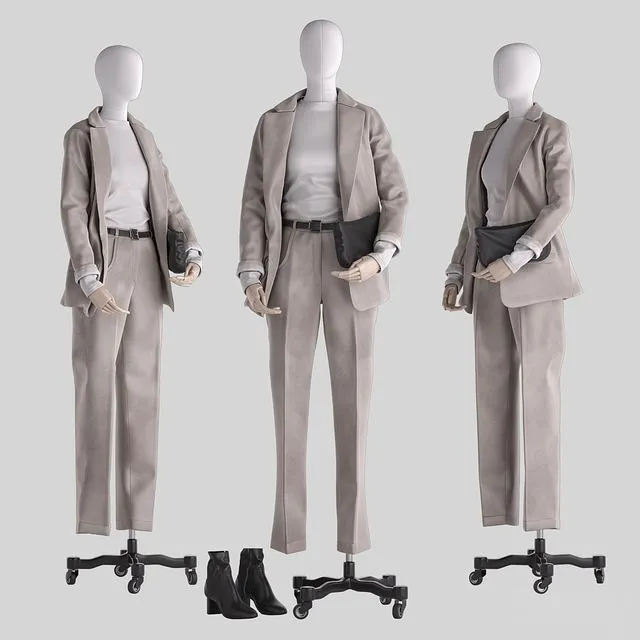 Mannequin 001 3dsMax Model
