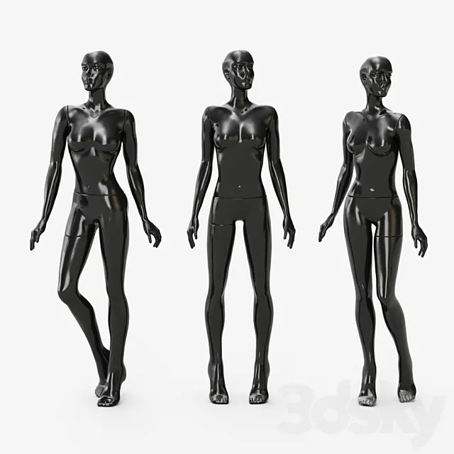 Mannequin for women 3ds Max