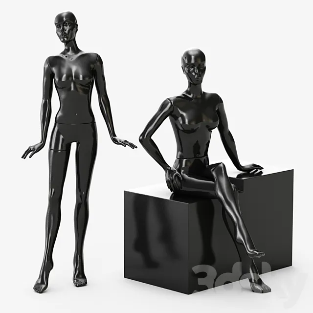 Mannequin for women 3DSMax File