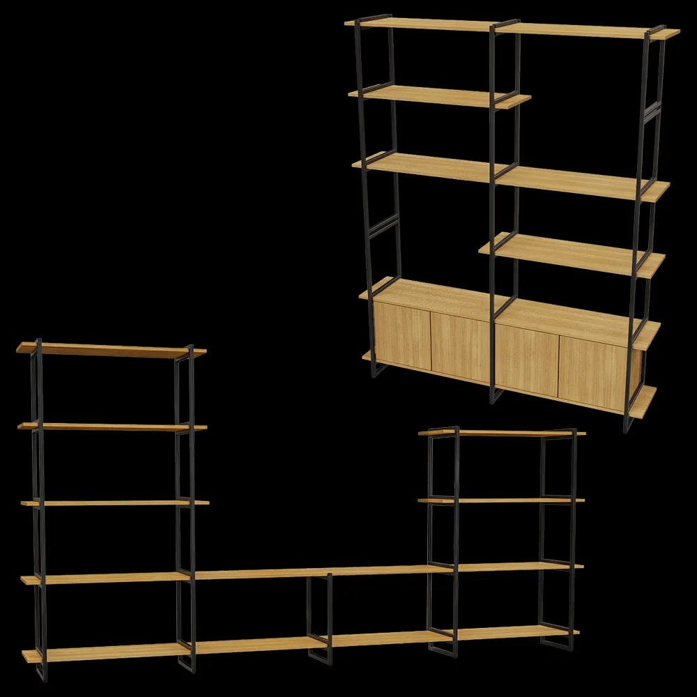 Mano Factory – Shelving Paul 3ds Max