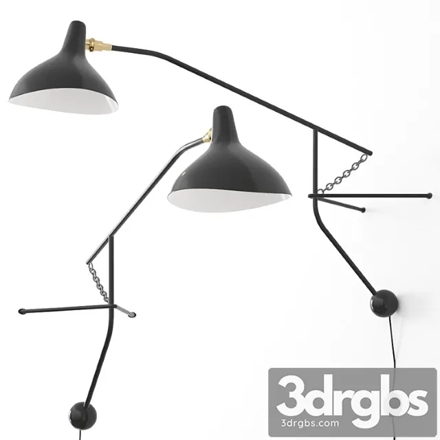 Mantis bs2 bl wall light by dcw e?ditions