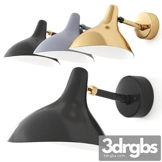 Mantis bs5 bl wall light by dcw e?ditions