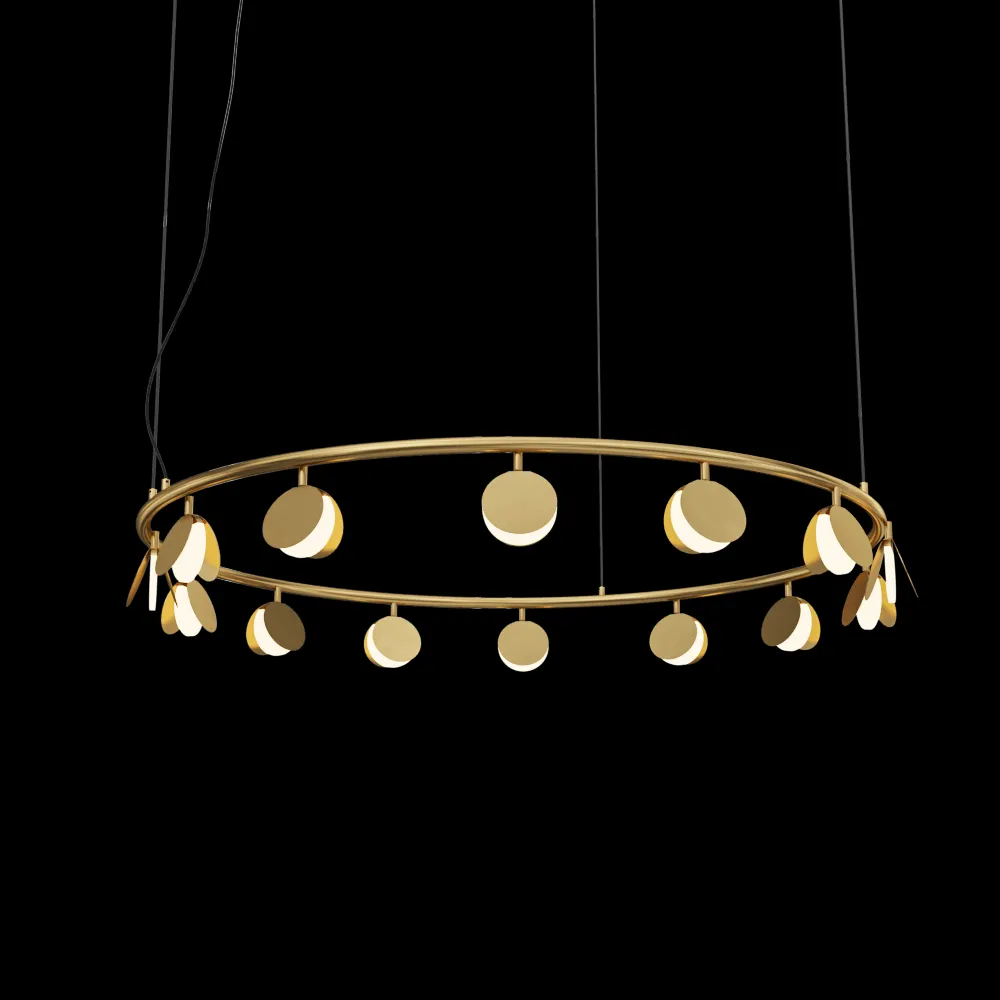 Mantra – Hanging chandelier Shell 7357 3ds Max