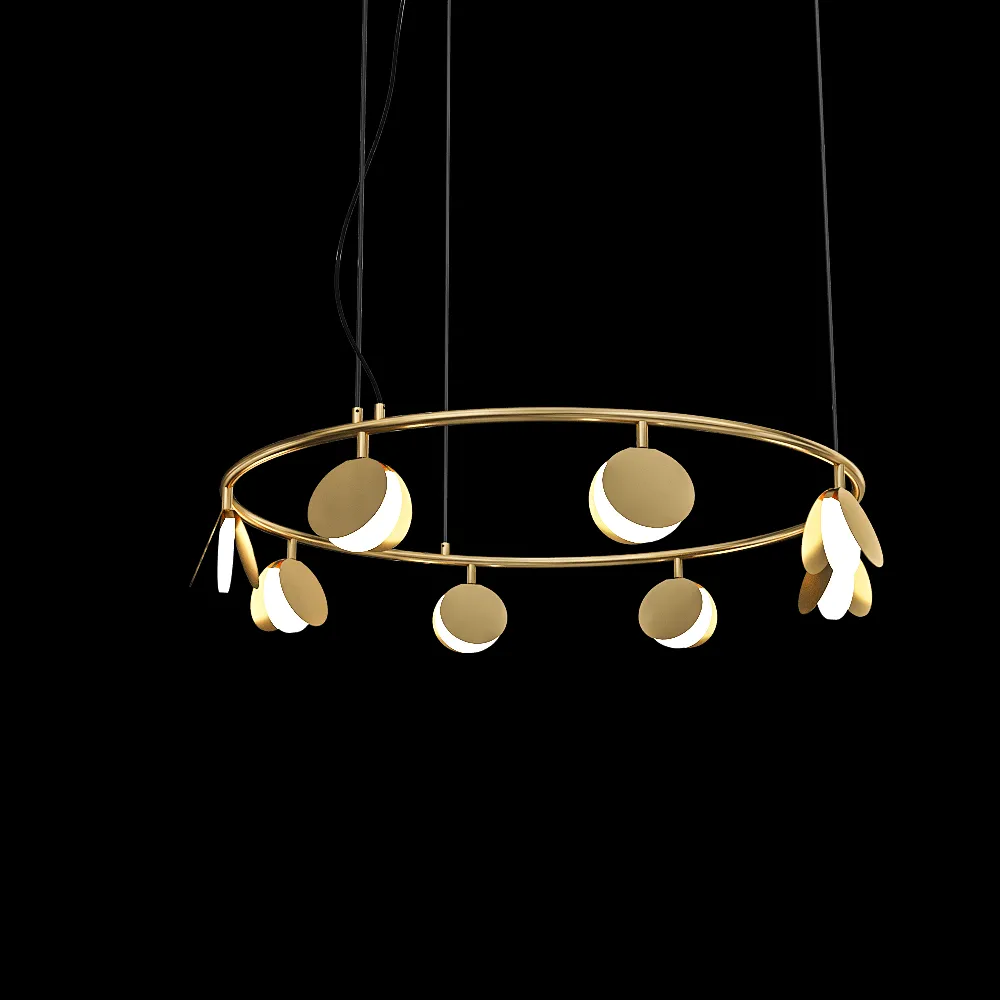Mantra – Pendant chandelier Shell 7261 3ds Max