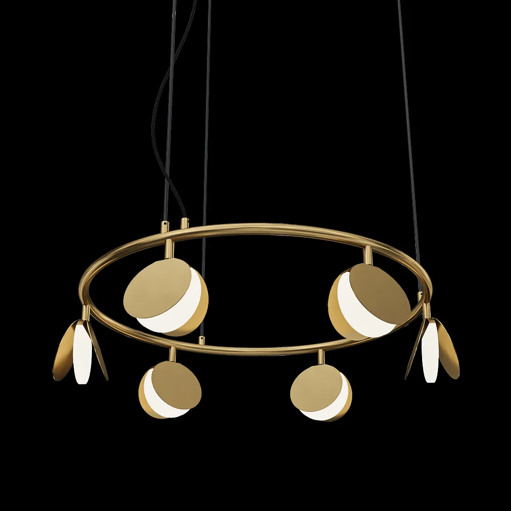 Mantra – Pendant chandelier Shell 7262 3ds Max