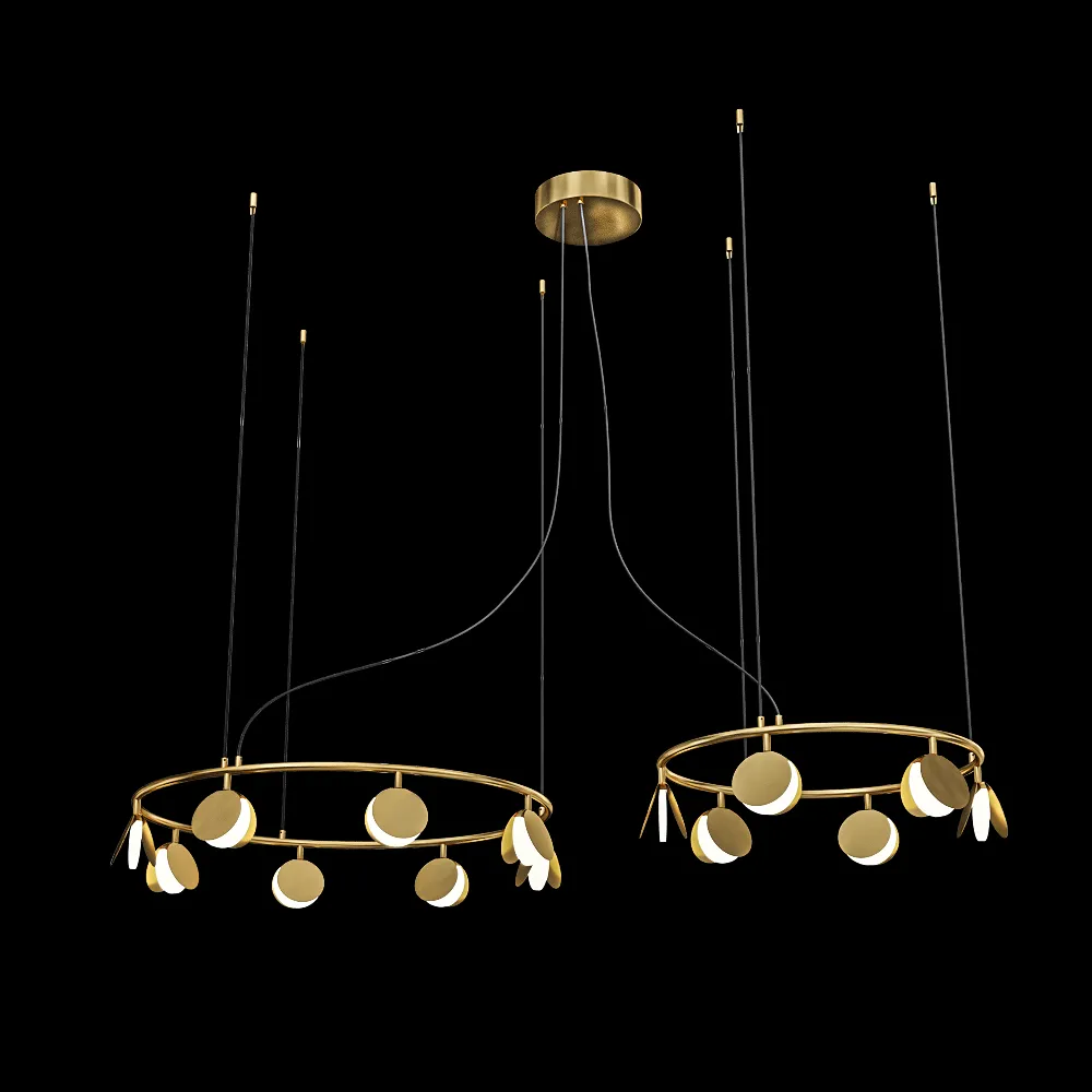 Mantra – Pendant chandelier Shell 7356 3ds Max