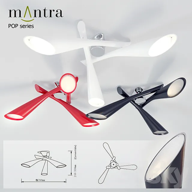 mantra pop x3 3ds Max