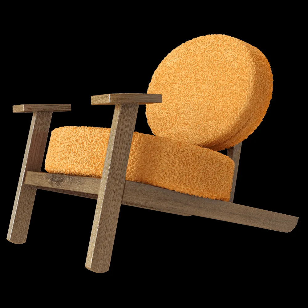 Manual mode – Armchair MyChair 3ds Max