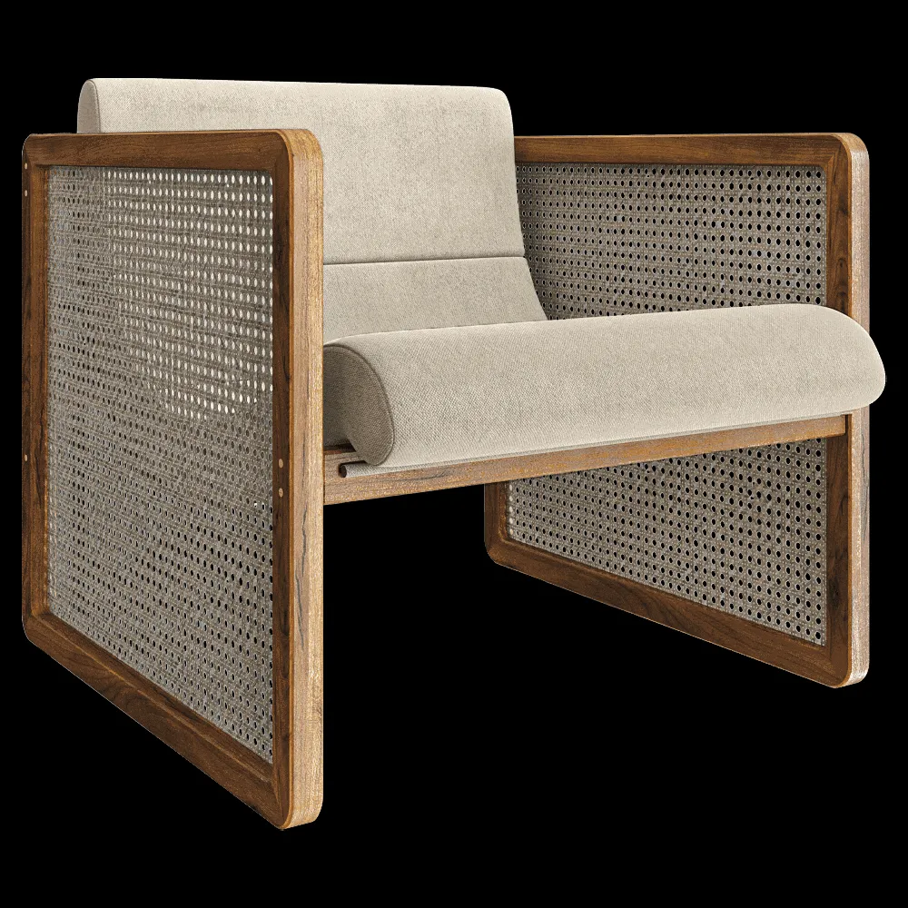 Manual mode – Armchair Rattan 3ds Max