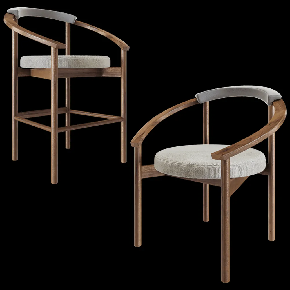 Manual mode – Chair Louis 3ds Max