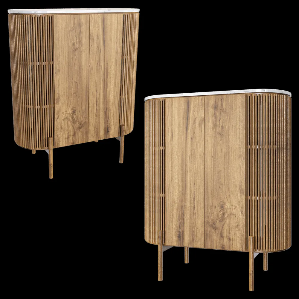 Manual mode – Closed cabinet Forest Marble 3ds Max