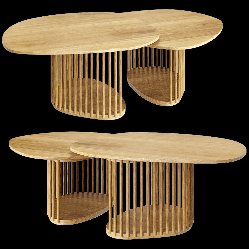 Manual mode – Coffee table Forest 3ds Max