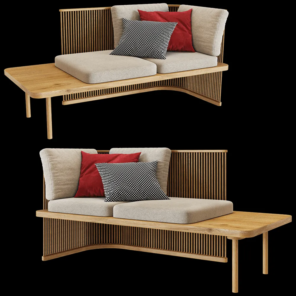 Manual mode – Daybed Forest V1 3ds Max