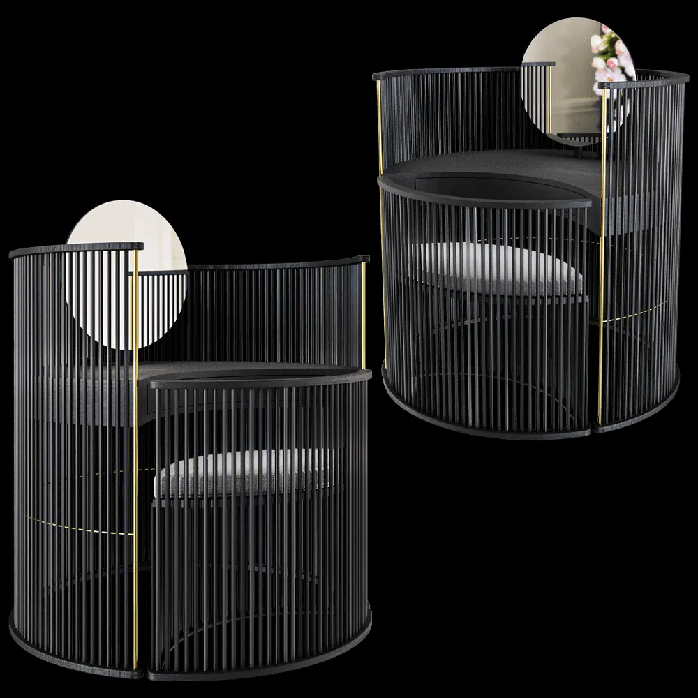 Manual mode – Dressing table Forest 3ds Max