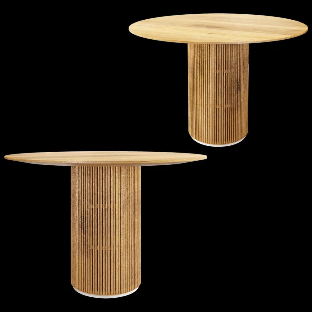 Manual mode – Table Forest round 3ds Max