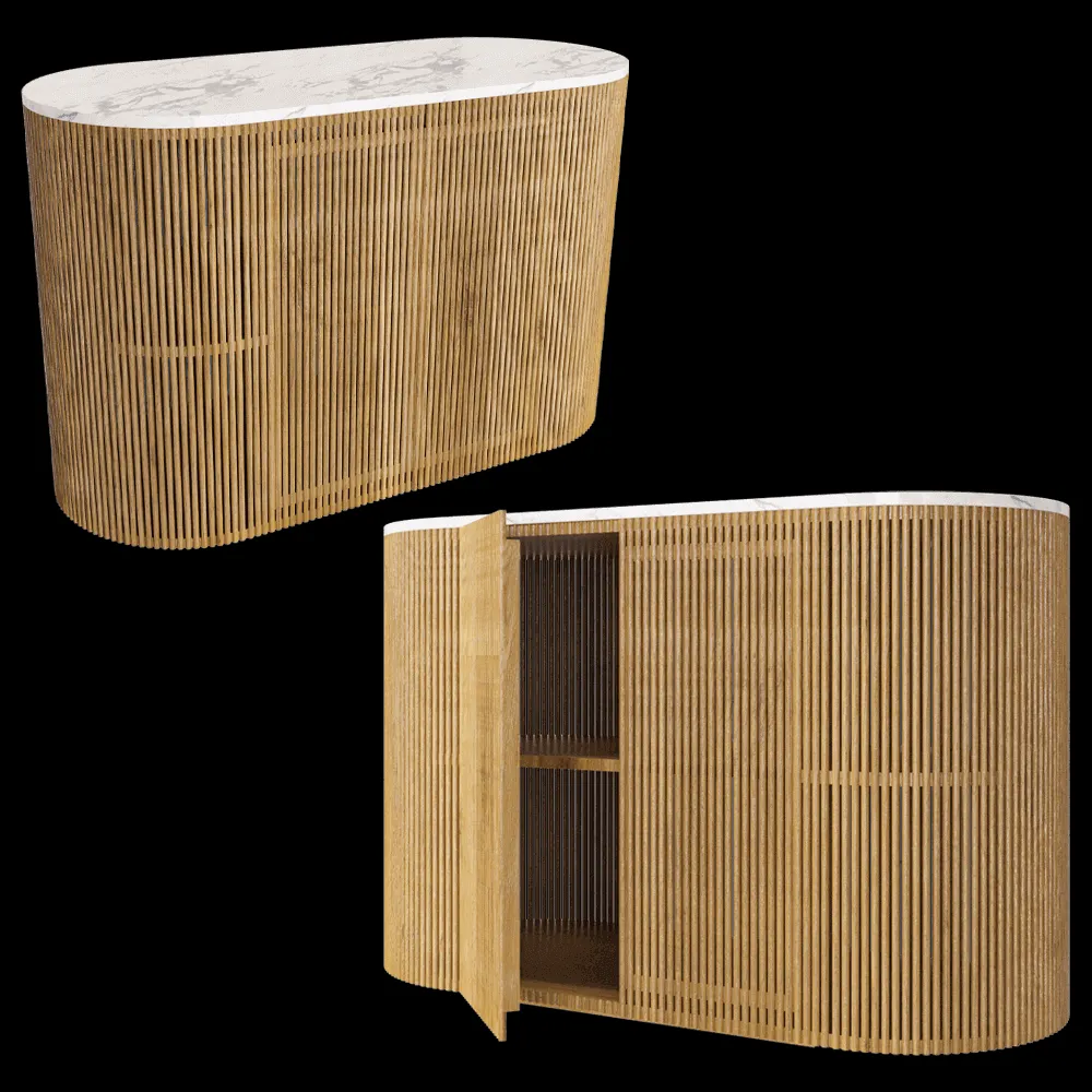 Manual mode – Vanity unit Forest 3ds Max