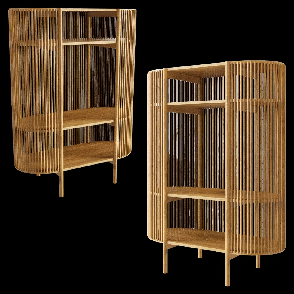 Manual mode – Vertical rack Forest 1 3ds Max