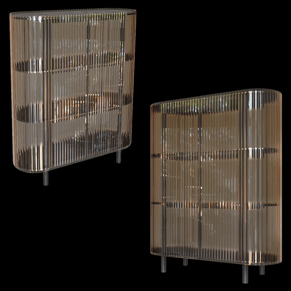Manual mode – Vertical shelving unit Fa Setto 3ds Max