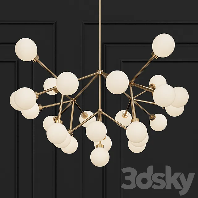 Mara chandelier 3DS Max Model