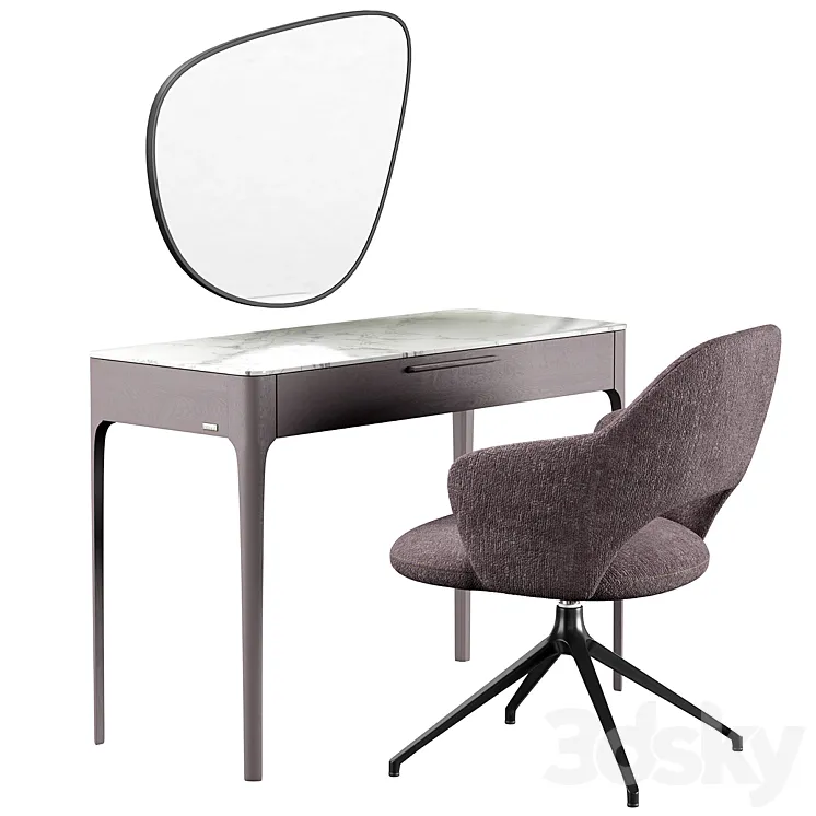 Mara dressing table Roma Furman armchair 3DS Max Model