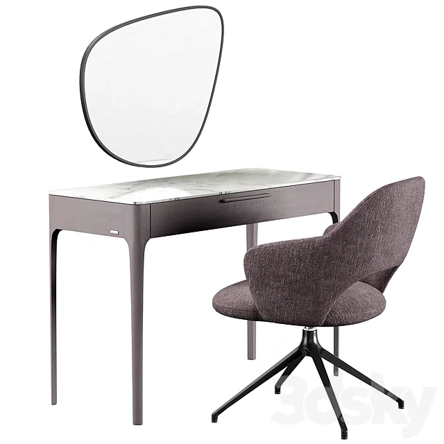 Mara dressing table Roma Furman armchair 3DSMax File