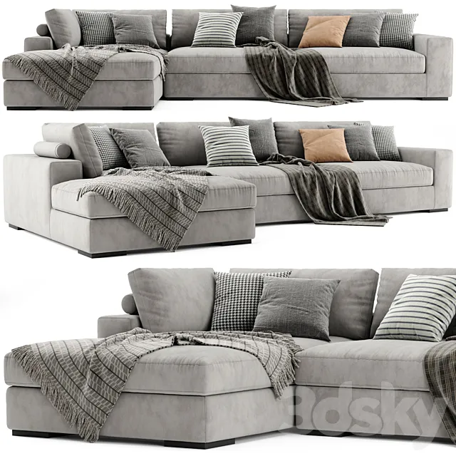 Marac Gordon Chaise Longue Sofa 3DS Max Model