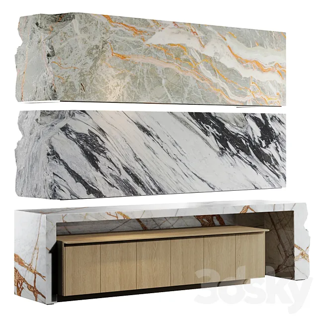 Marble bar 6k textures 3ds Max