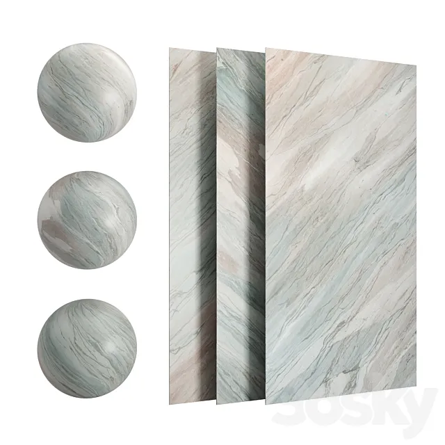 Marble Cristallo Alexandrita 3ds Max