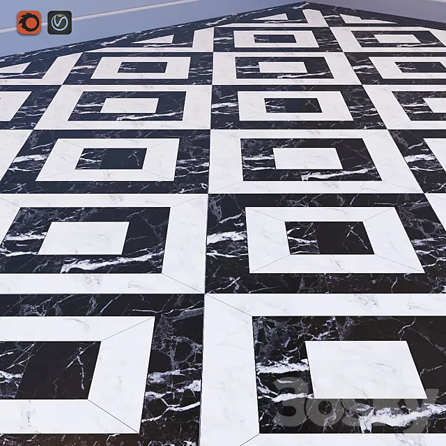 Marble floor 3DS Max Model