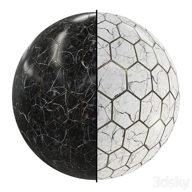 Marble Floor Tile Stone FB1 4K 3dsMax Model