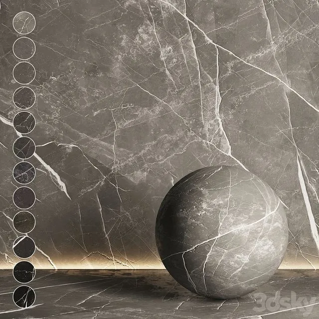 Marble of different shades №12 3dsMax Model