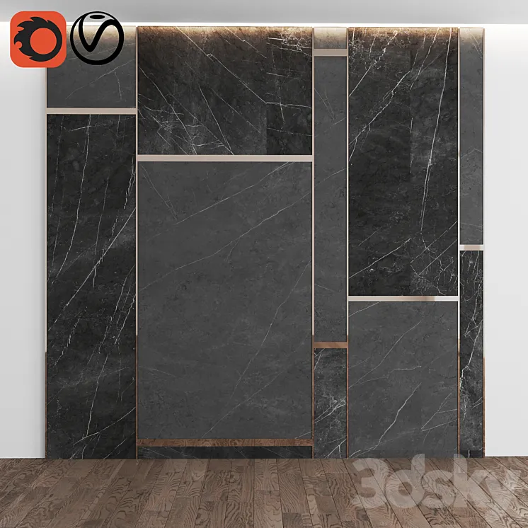 marble panel 6 3DS Max
