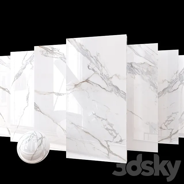 Marble Set Museum Kritios Set 1 3DS Max Model