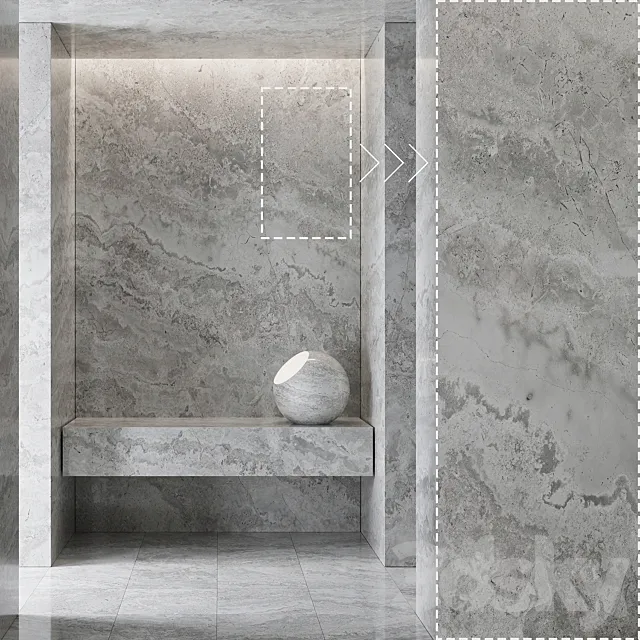 Marble Stone No205 3ds Max