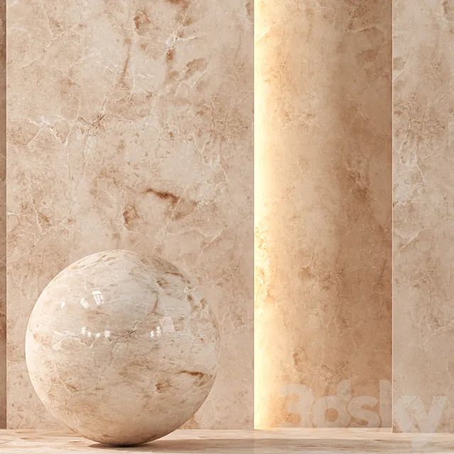 Marble stone texture collection-05 3dsMax Model