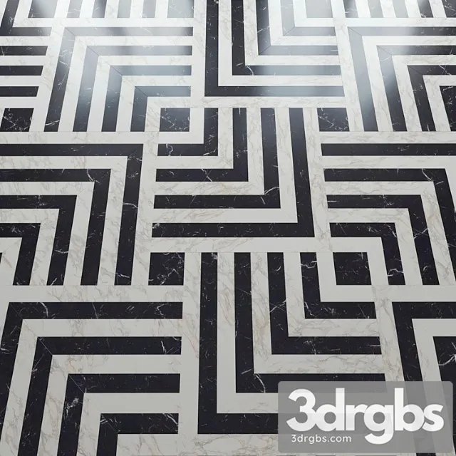 Marble tile and decor from madique 3dsmax Download