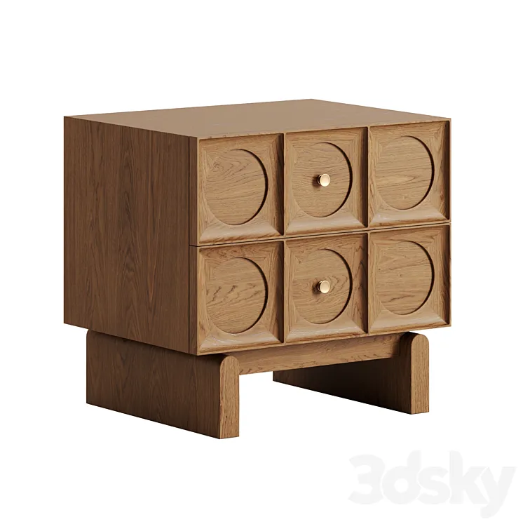 Marcel Bedside Table by Soho Home 3DS Max