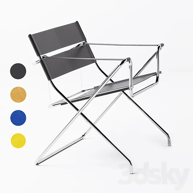 Marcel Breuer D4 Folding Chair 3DS Max Model