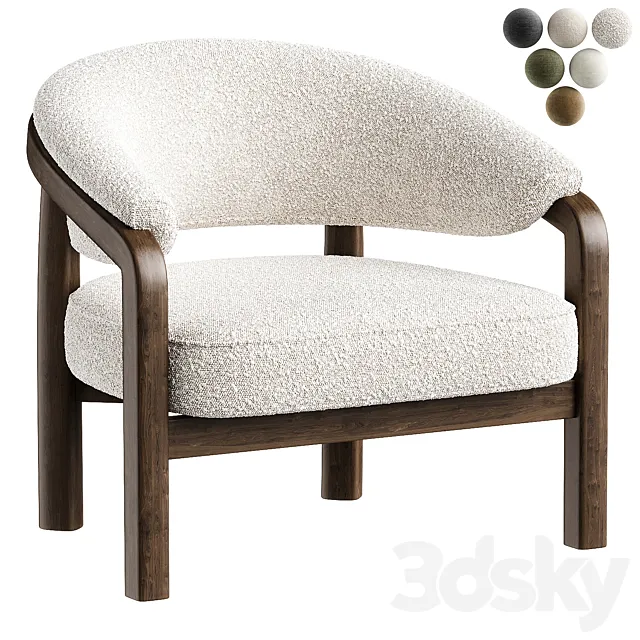 Marci Chair – Altro Snow 3ds Max