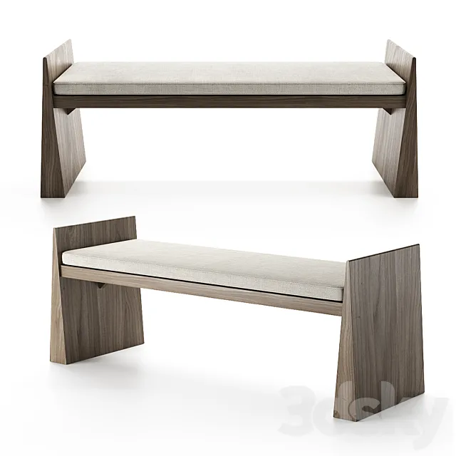 Marco Accent Bench by BD Studio 3DS Max Model